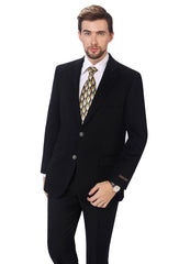 Men‘s Casual 2 Buttons Classic Fit Jacket Wool Blend Autumn Sport Coat