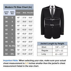 Men's Suit Blazer Jacket Two Button Stretch Sports Coats Classic Fit