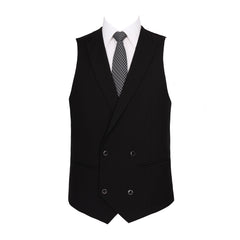 Men's 3-Piece Classic Fit Suit Set Solid Jacket Vest Pant Office Dress Suit