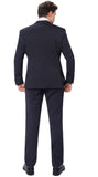 P&L Men's Slim Fit 2-Button 2-Piece Premium Wool Blend Business Blazer Dress Suit Jacket & Pant