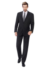 Men's Stylish Wool Blend 2-Piece Classic Fit Business Formal Suits