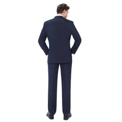 Men’s Classic Fit Suit 2-Piece Wool Blend Blazer Dress Business Wedding Suits