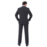 Men’s Classic Fit Suit 2-Piece Wool Blend Blazer Dress Business Wedding Suits