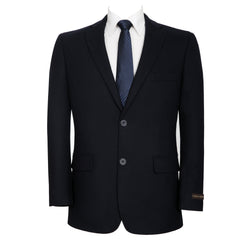 Men's Casual Wool Blend Classic Fit Navy Suit Blazer Stretch Sport Coat