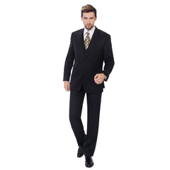 Men's 2-Piece Slim Fit Suit Blazer Dress Elegant Jacket & Pant