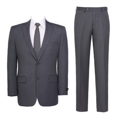 Men's 2-Piece Slim Fit Suit Blazer Dress Elegant Jacket & Pant