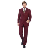 Men's 2-Piece Slim Fit Suit Blazer Dress Elegant Jacket & Pant