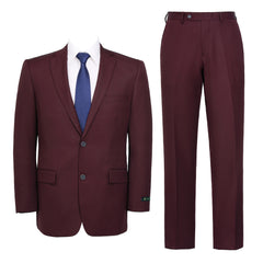 Men's 2-Piece Slim Fit Suit Blazer Dress Elegant Jacket & Pant