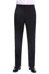 P&L Men's Premium Classic Fit Flat Front Suit Pants