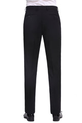 P&L Men's Premium Classic Fit Flat Front Suit Pants