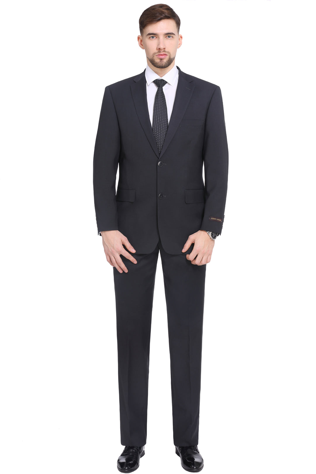 P&L Men's 2-Piece Classic Fit Suit Blazer Jacket Tux & Flat Front Pant