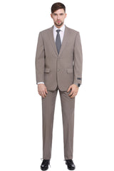 P&L Men's 2-Piece Classic Fit Suit Blazer Jacket Tux & Flat Front Pant