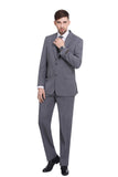 P&L Men's 3-Piece Classic Fit Dress Suits Tuxedo Blazer Jacket Tux Vest & Pants Set