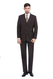 P&L Men's 3-Piece Classic Fit Dress Suits Tuxedo Blazer Jacket Tux Vest & Pants Set
