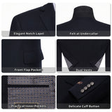 P&L Men's Blazer Premium Stretch Classic Fit Sport Coat Suit Jacket