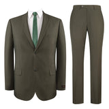 Men's 2-Piece 2 Buttons Slim Fit Jacket Formal Suit