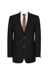 Men’s 100% Wool Blazer Stretch Classic Fit Modern Winter Suit Jacket