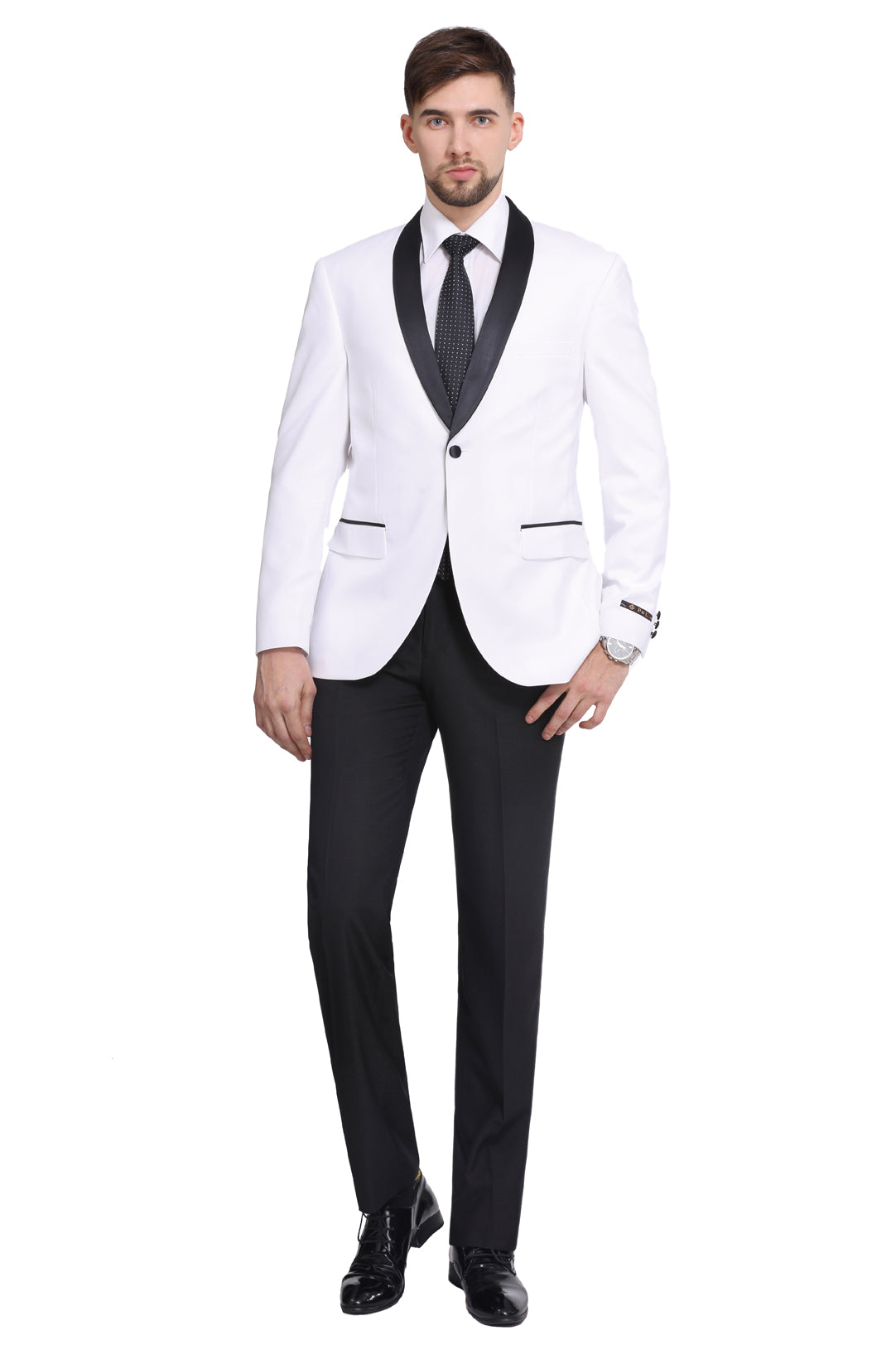 Men Suit Brown Slim Fit Peak Lapel Groom Party Prom Dinner Tuxedo