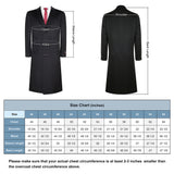 P&L Men's Wool Single Breasted Mid Length Overcoat Top Coat